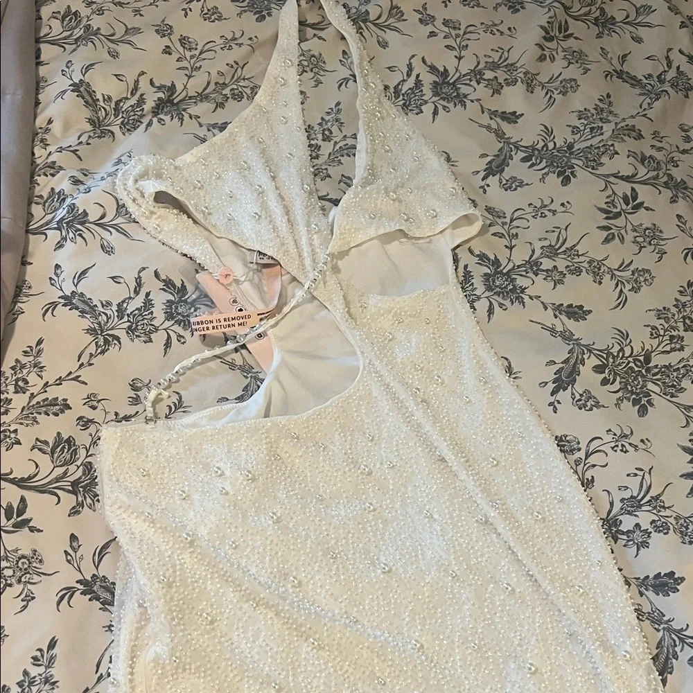Oh Polly White Mini Dress - Picture 6 of 6